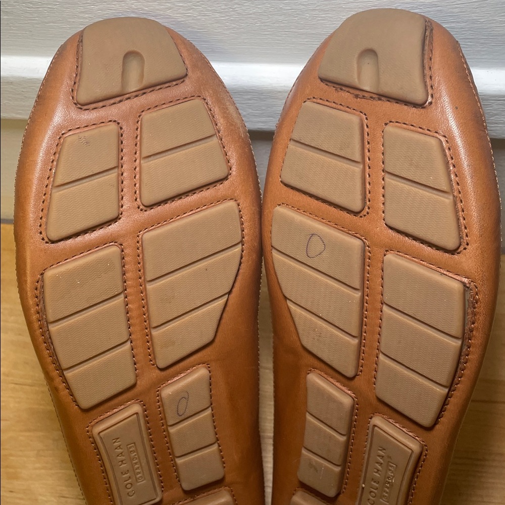Cole Haan Wyatt Bit Driver Loafer Moc Toe slip on tan shoes men’s size 9.5 - Picture 15 of 16